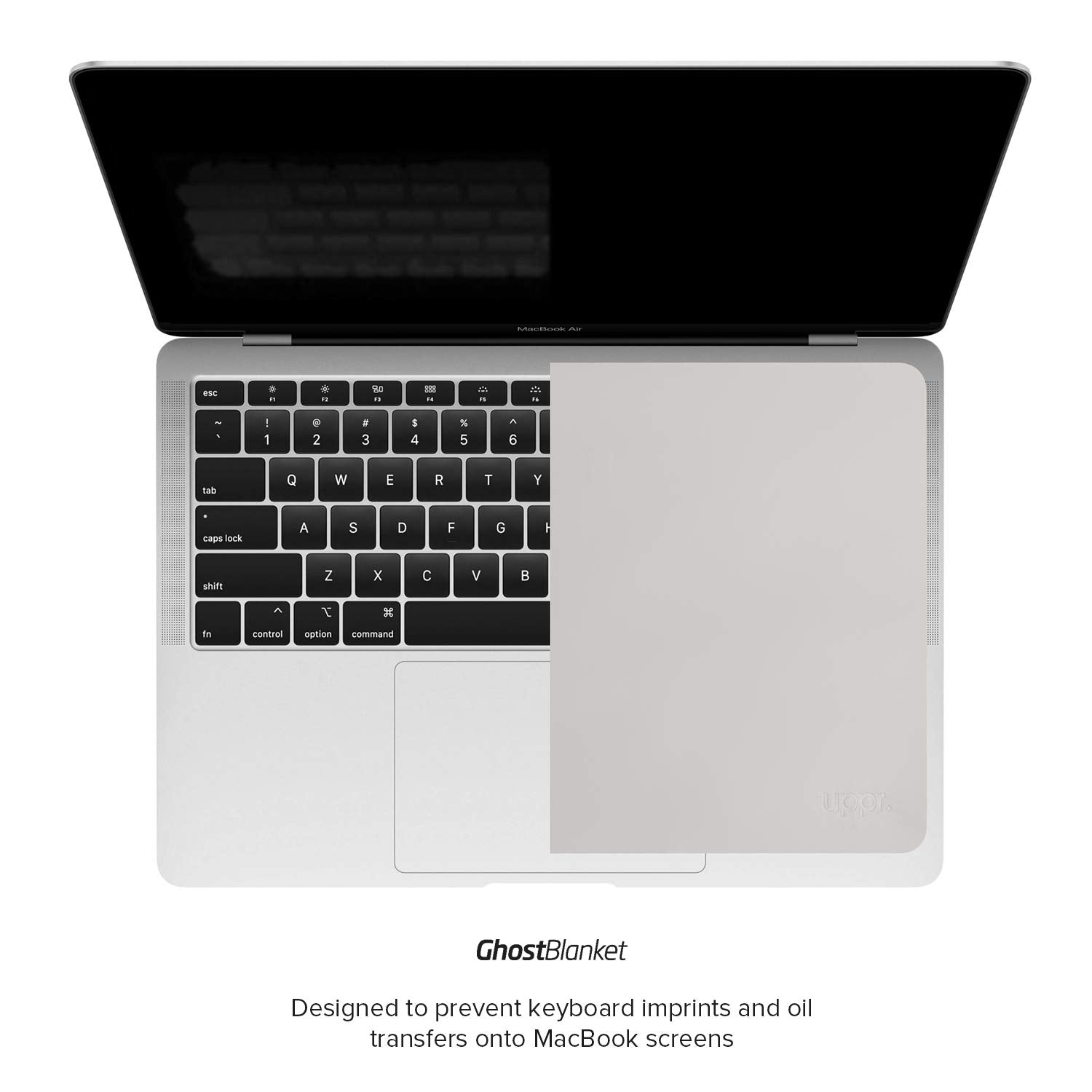 Uppercase Ghostblanket Screen Keyboard Imprint Protection Microfiber Liner And Cleaning Cloth 13'' Compatible With Macbook Pro 1