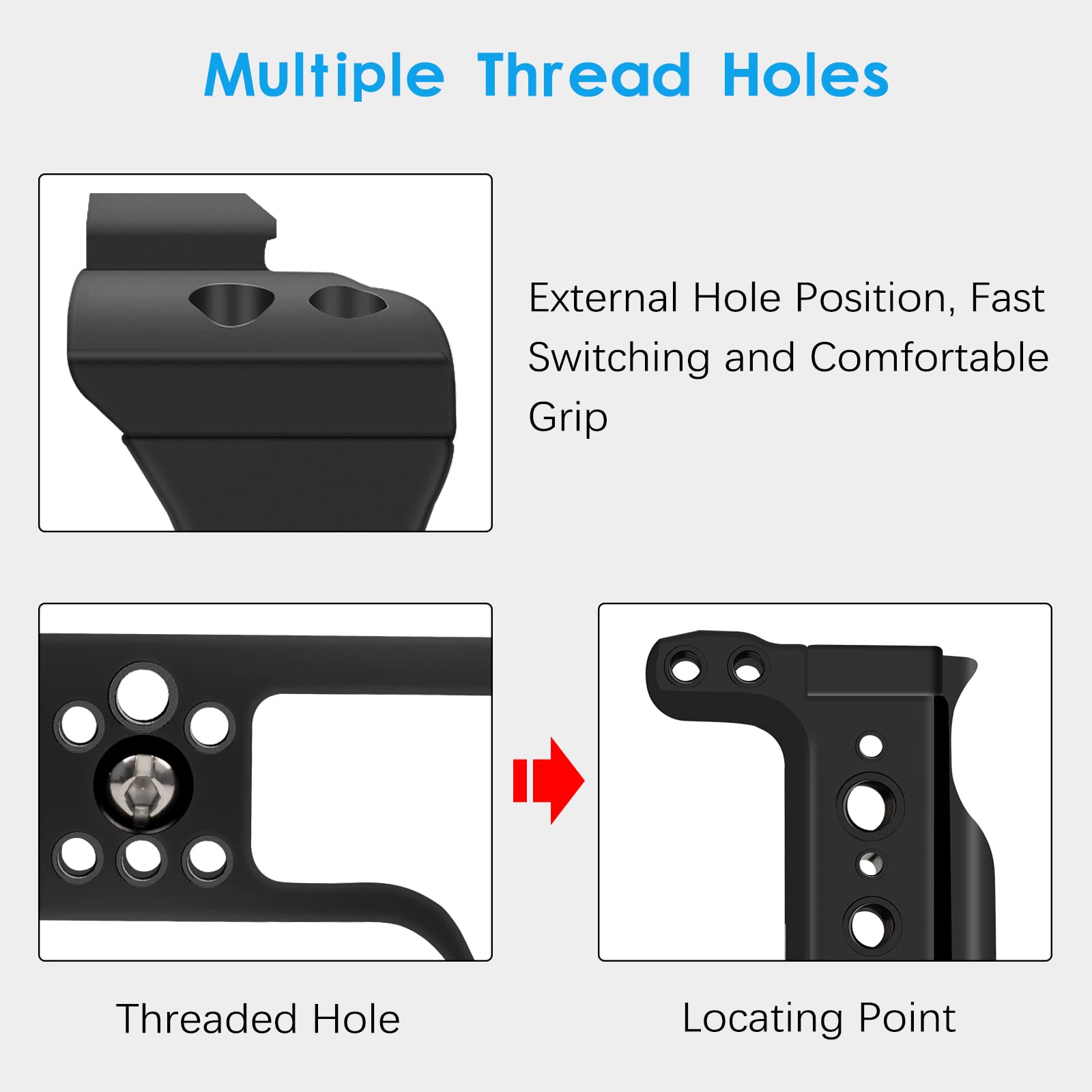 Eos M5 Camera Cage Eos M50 Mark Ii Camera Cage M50 Camera Cage For Canon Eos M5/M50/M50 Ii Camera Case Camera Rig