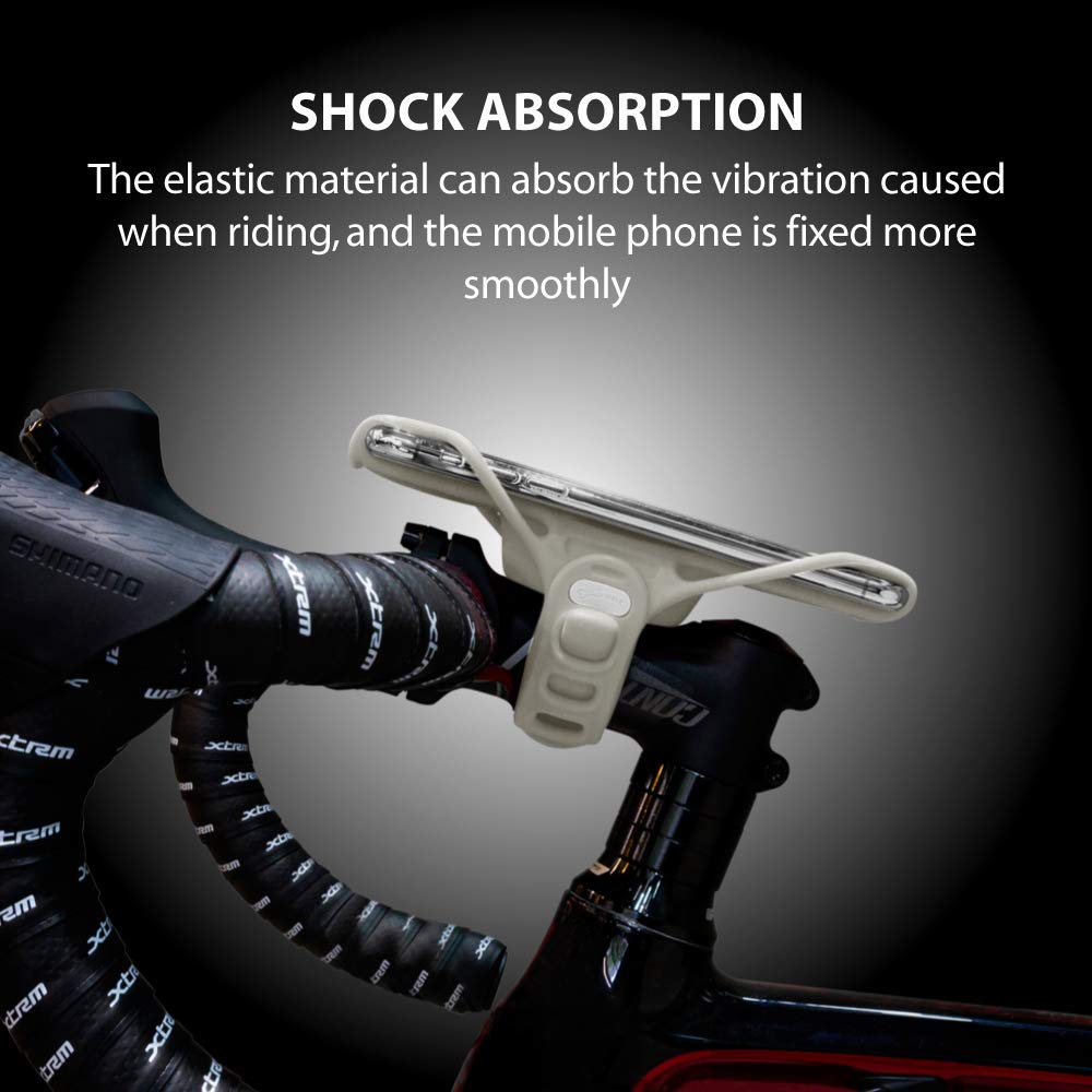 Bone Bike Phone Mount, Universal Bike Phone Holder For Stem, Ultra Light Phone Mount For Bike, Bicycle Phone Mount For Phones 5.