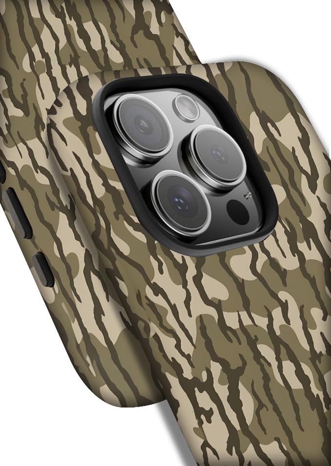 Zhuxuxitt Case Compatible With Iphone 13 Pro Max,Camo Camouflage Phone Case Hybrid 2-Layer Hard Shell,Shockproof Soft For Girl W