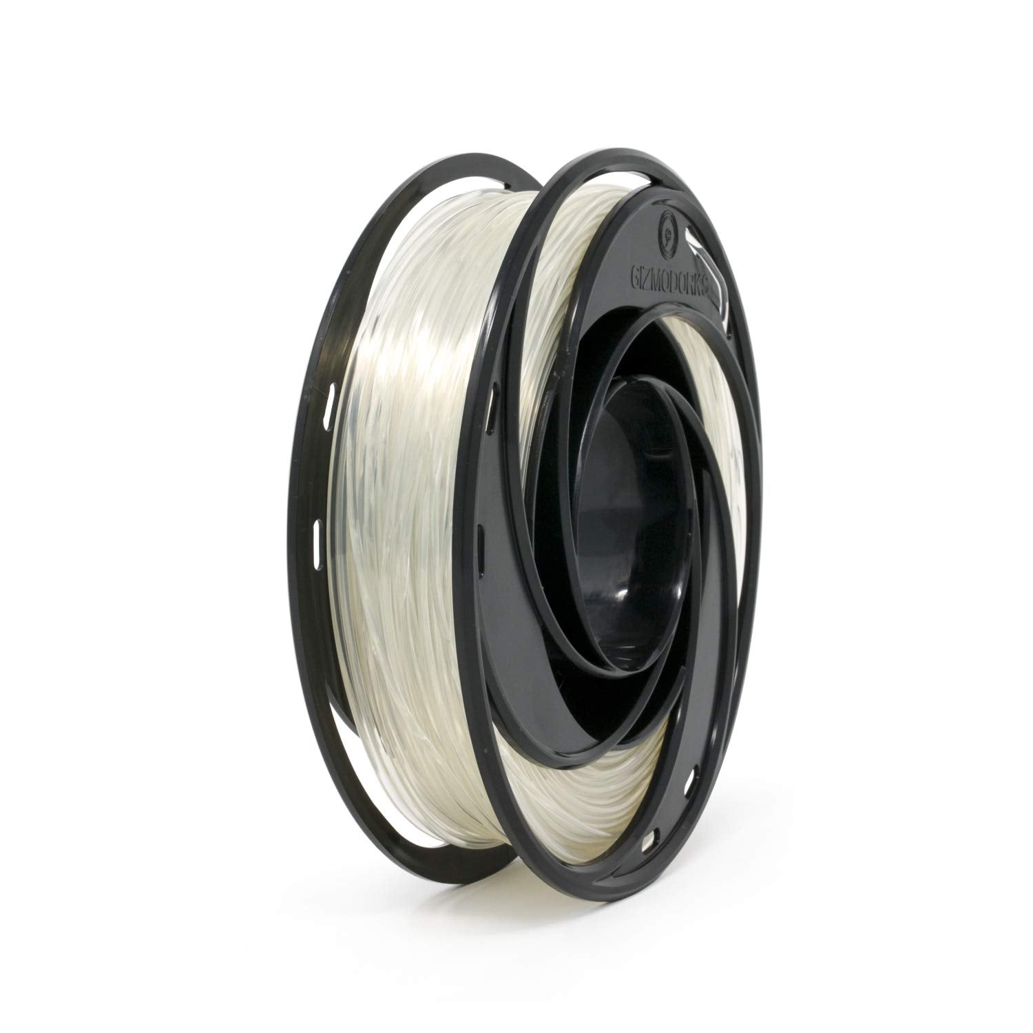 Gizmo Dorks Nylon Filament for 3D Printers 1.75mm 200g, Natural Clear