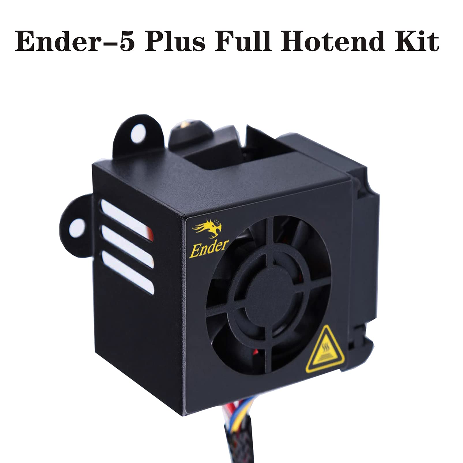 Creality Ender 5 Plus Full Hotend Kit, Original Fully Assembled Extruder Mk8 Hot End Kit With Aluminum Heating Block 0.4Mm Nozzl