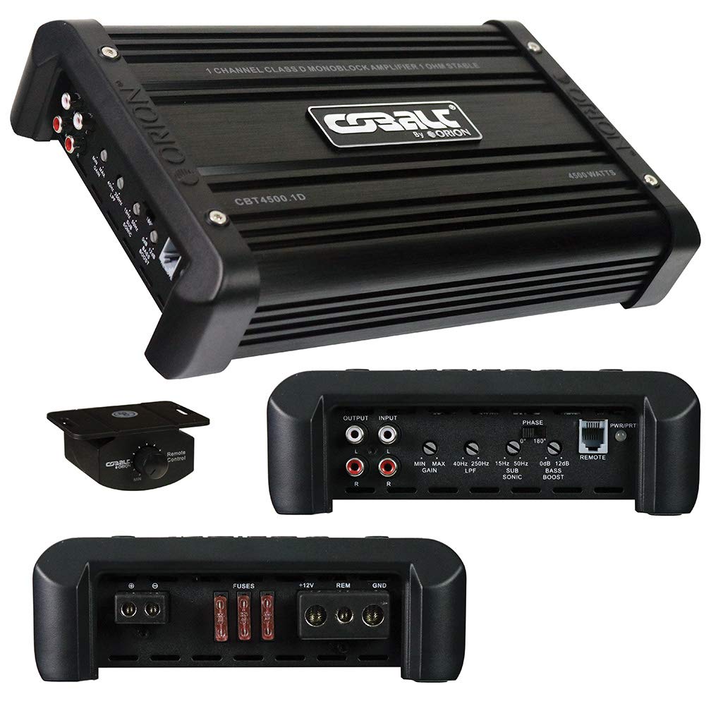 ORION Cobalt CBT4500.1D Amplifier 1 OHM Monoblock Class D 4500 Watts max Music Power car Audio amp