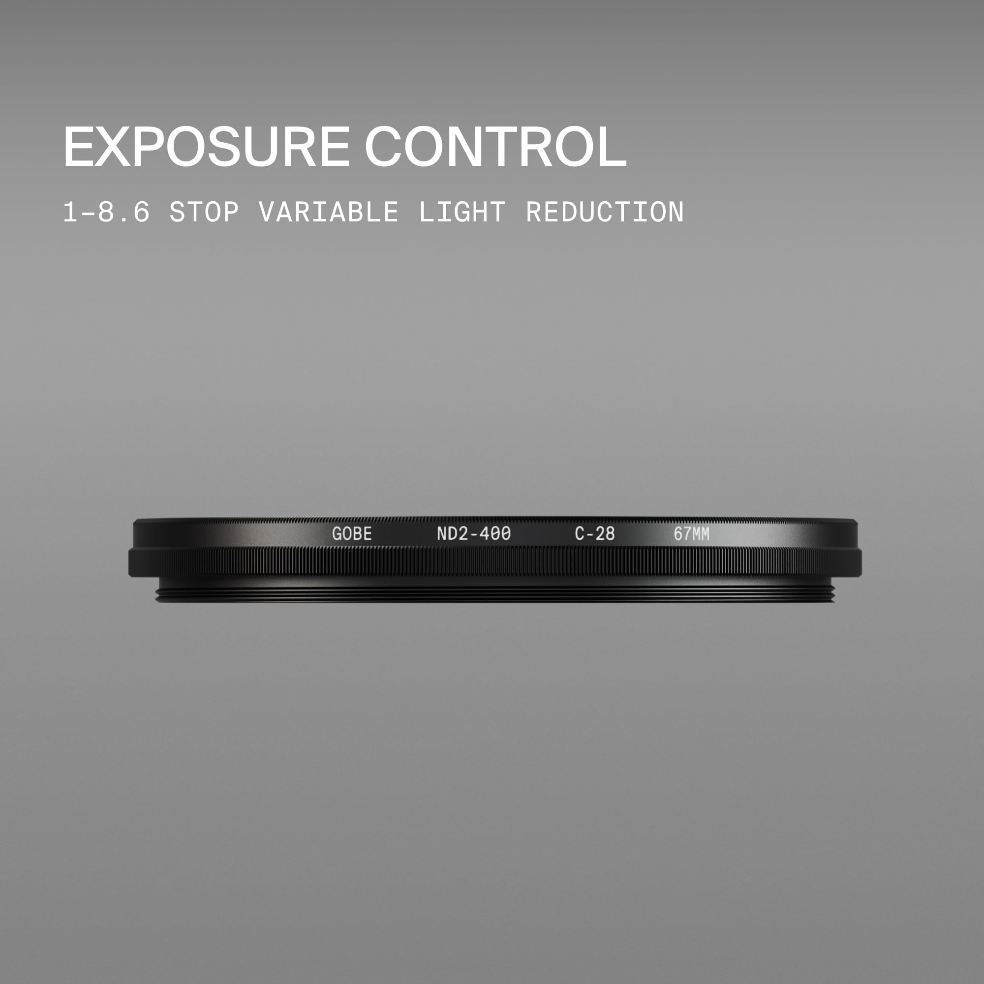 Gobe 49Mm Nd2-400 Variable Nd Lens Filter (Pro)