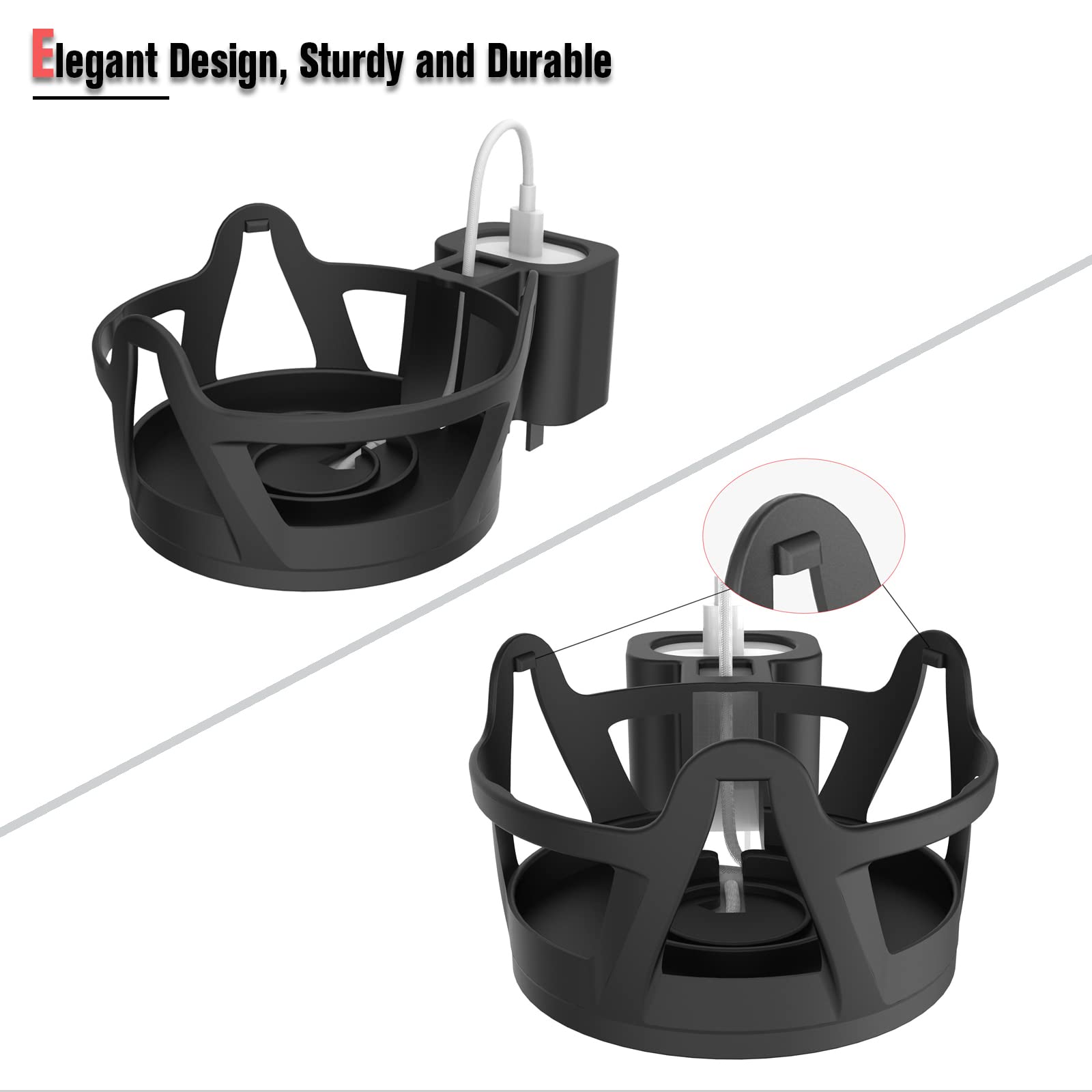 Heymoontong Outlet Wall Mount Holder Stand Fits For Apple Homepod Mini, A Space Saving Accessory For Homepod Mini Smart Home Spe