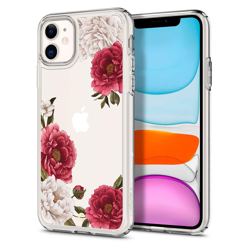 Cyrill Cecile Designed For Apple Iphone 11 Case (2019) Clear  Tpu  Pc  Bumper  Slim Plastic   Red Floral