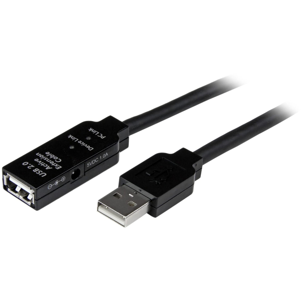 Startech.Com 10M Usb 2.0 Active Extension Cable M/F   10 Meter Usb 2.0 Repeater / Extender Cable Usb A (M) To Usb A (F) 10 M Bla