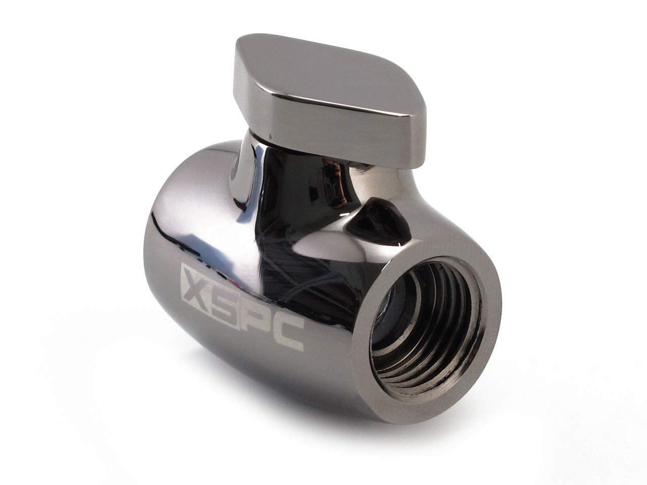 Xspc G1/4 Ball Valve, Black Chrome