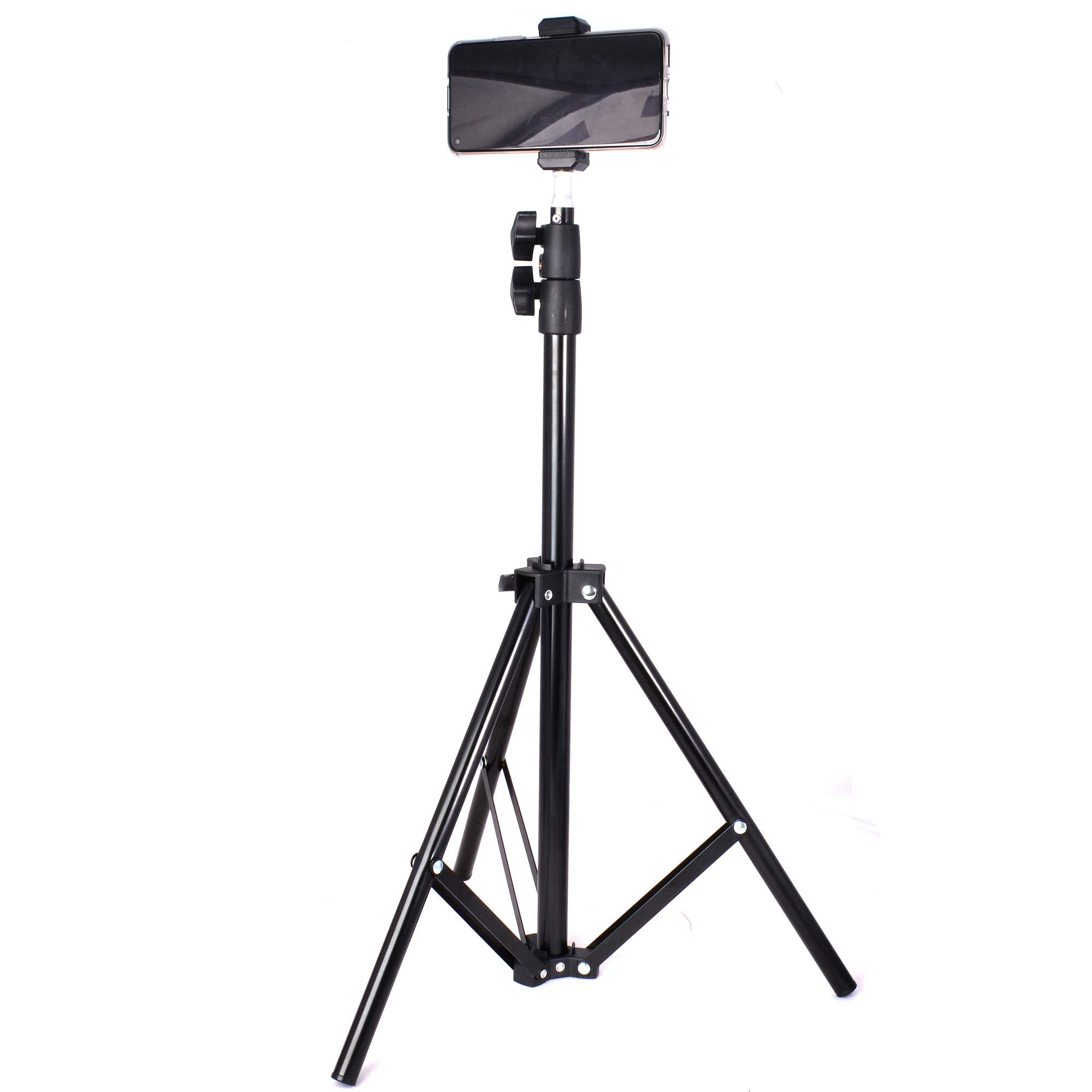 Riqiorod Light Stand, 7 Foot Photography Tripod Stand, Floor Selfie Ring Light Support For Studio, Umbrella, Backdrop, Led Panel