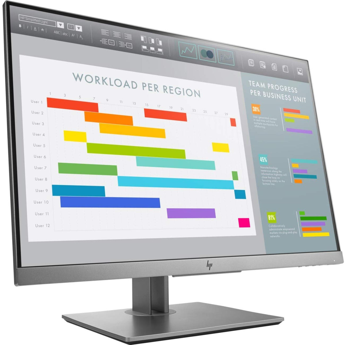 Hp Elitedisplay E243I 24-Inch Screen Led-Lit Monitor (1Fh49A8#Aba) Black And Silver