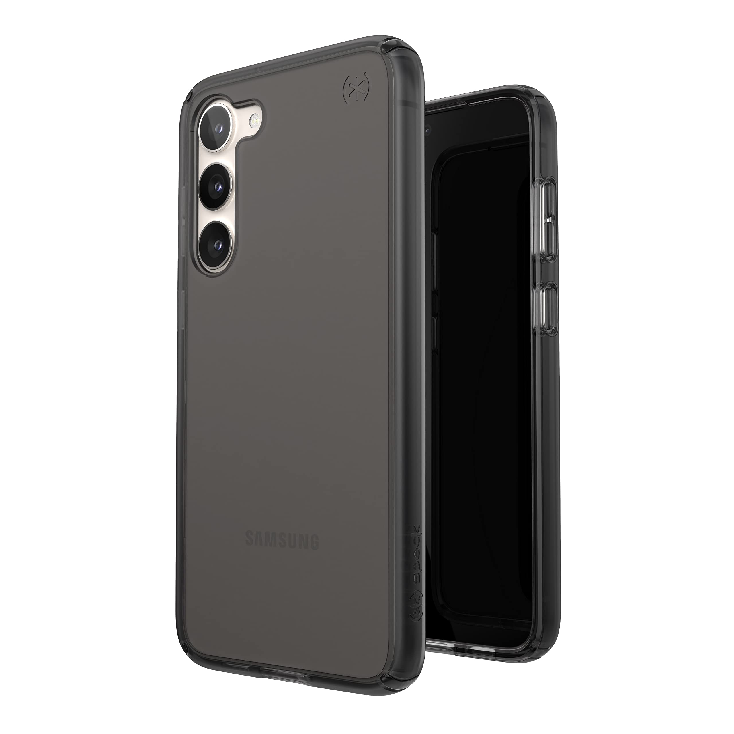 Speck Products Presidio Perfect Mist Case Fits Samsung Galaxy S23+, Obsidian/Obsidian/Black