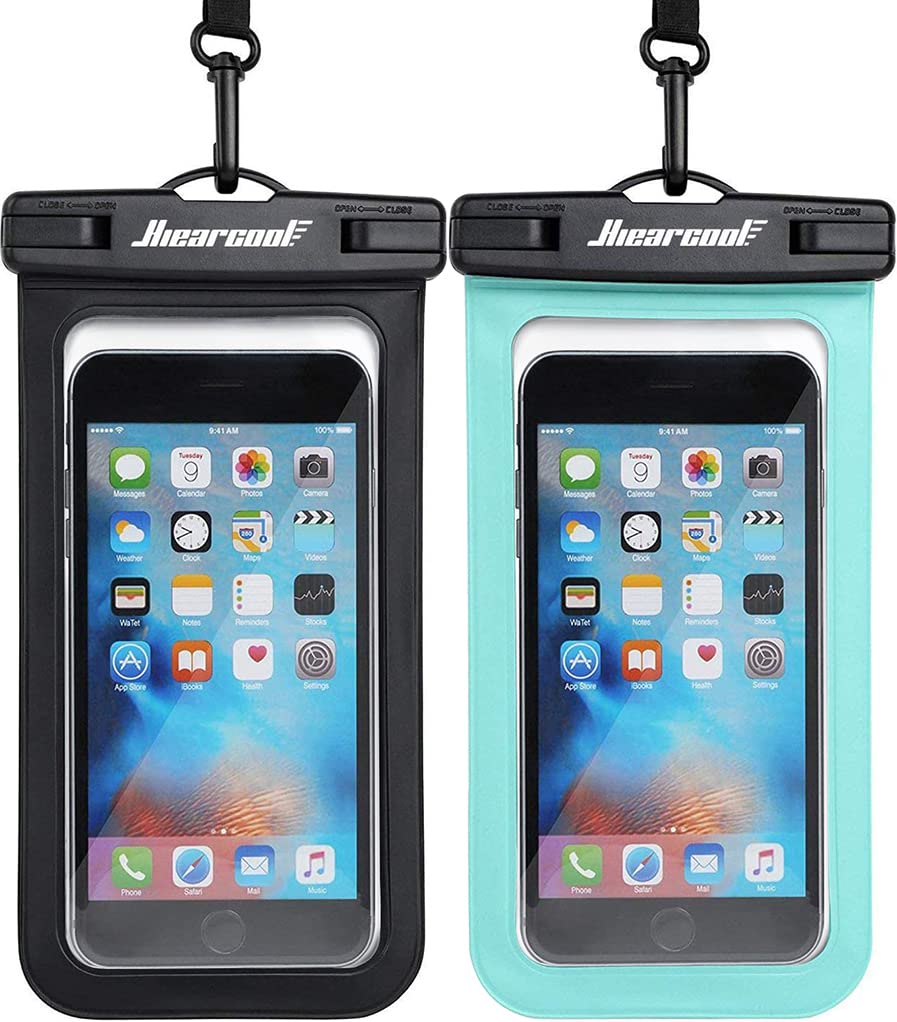 Hiearcool Waterproof Phone Pouch, Waterproof Phone Case For Iphone 16 15 14 13 Pro Max, Ipx8 Cellphone Dry Bag Beach Cruise Ship