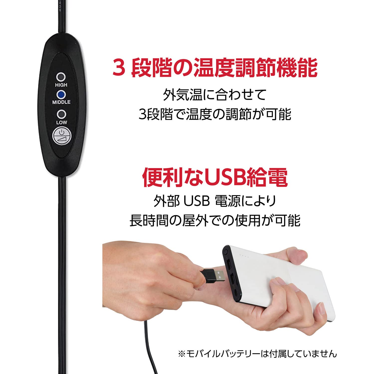 Haida Hd4635 Lens Heater/Warmer/Anti Fog Belt Usb W 3 Heat Settings