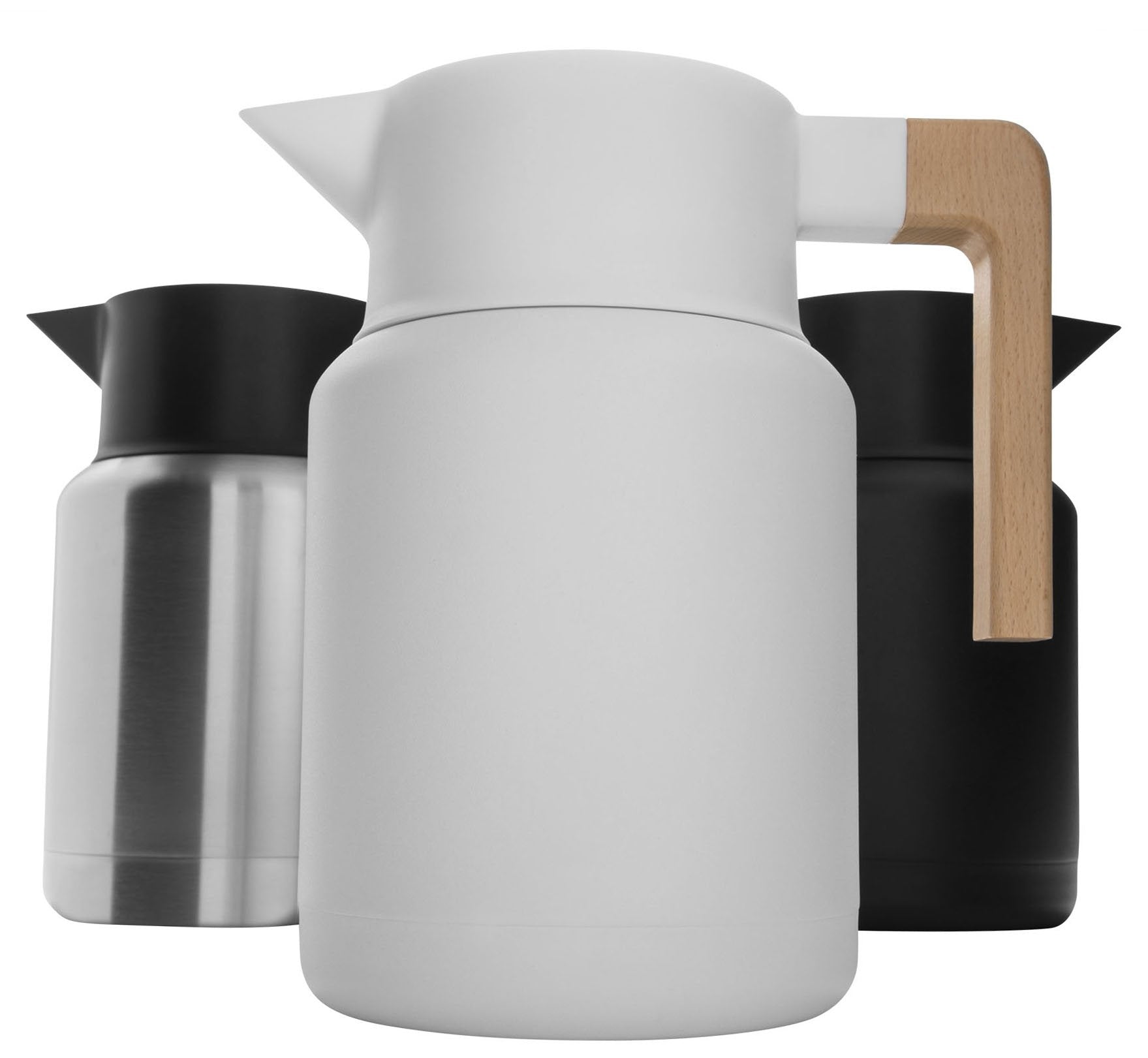 Hastings Collective Thermal Coffee Carafe 50 Oz   Large Stainless Steel Insulated Carafe   1.5 Liter Double Walled Vacuum Thermo