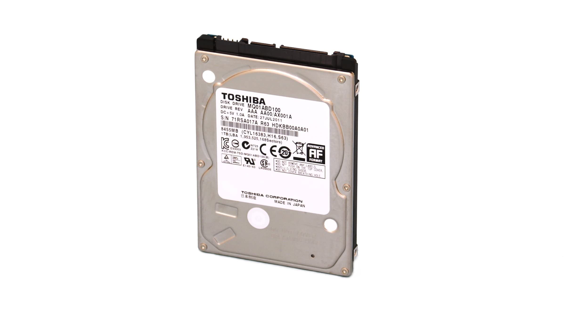 Toshiba MQ01ABD100 1000 GB Internal