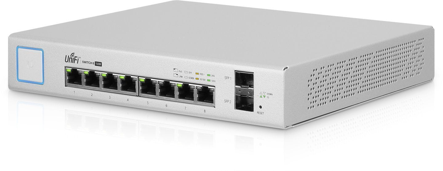 Ubiquiti Networks Networks Unifi Switch 8-Port 150 Watts, White