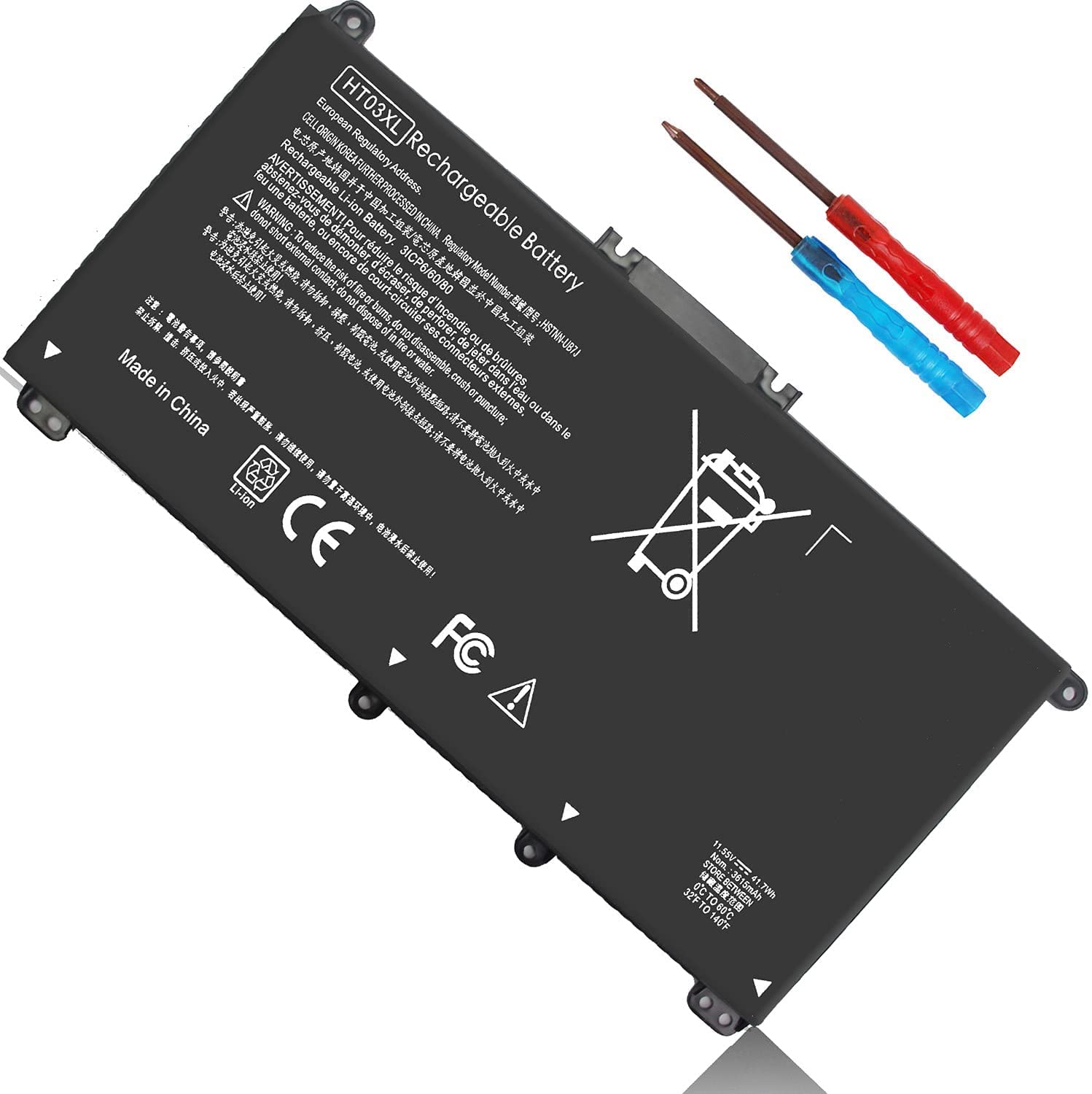 Ht03Xl L11119 855 Hp Battery, Hp Pavilion Laptop Battery Replacement 14 Ce 14 Cf 14 Ck 14 Cm 14 Df 14 Ma 14Q Cs 14Q Cy 14S Cf 14