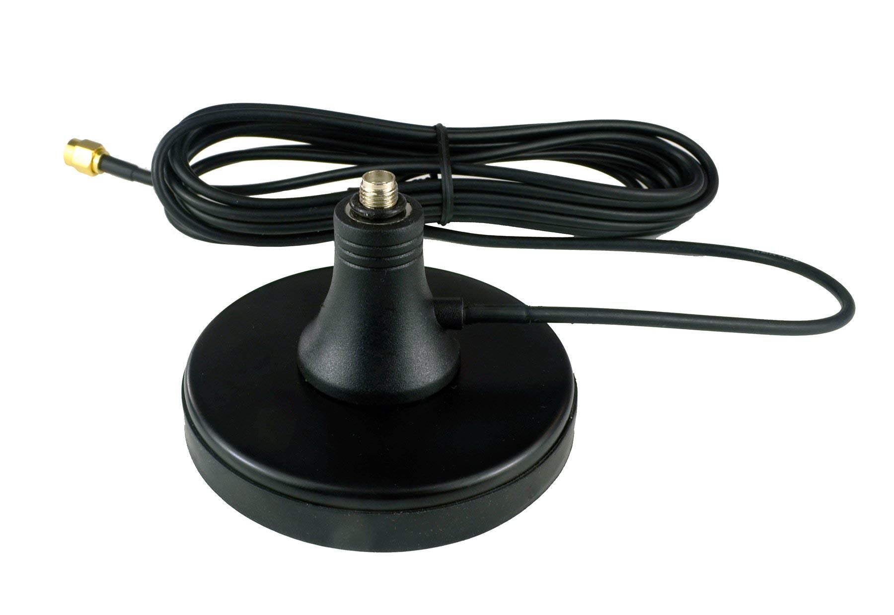 Proxicast Premium Extra Large 3 Inch Magnetic Antenna Base (Sma Jack/Sma Plug)   6.5 Foot Coax Lead   For 4G / Lte Cellular, Ham, Ads B, Gps Antennas (Ant 120 Mb3)