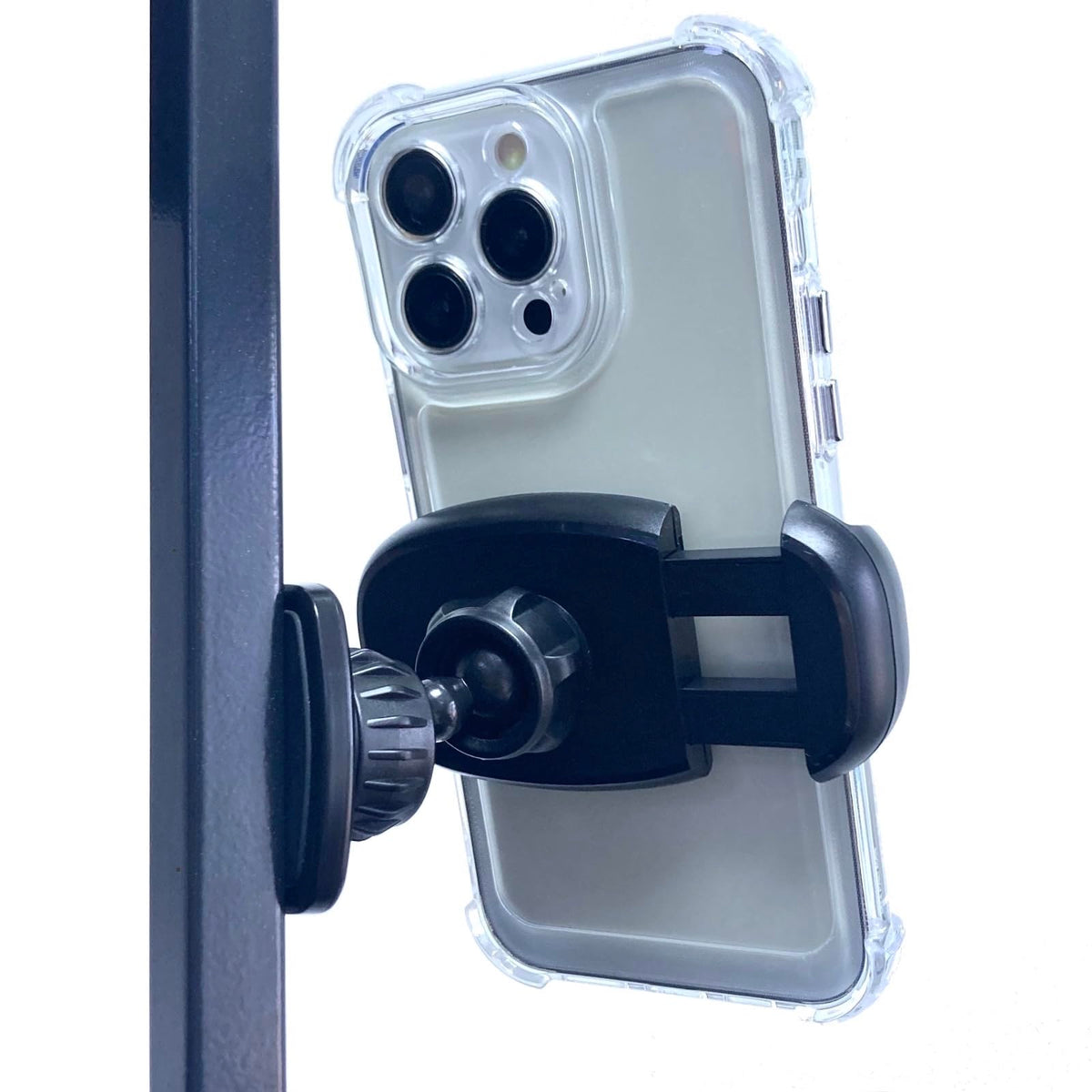 Armolabx Gym Magnetic Phone Holder Mount, Magnetic Phone Holder For Gym Attach To Metal Surface, [Big Phones & Thick Cases Frien