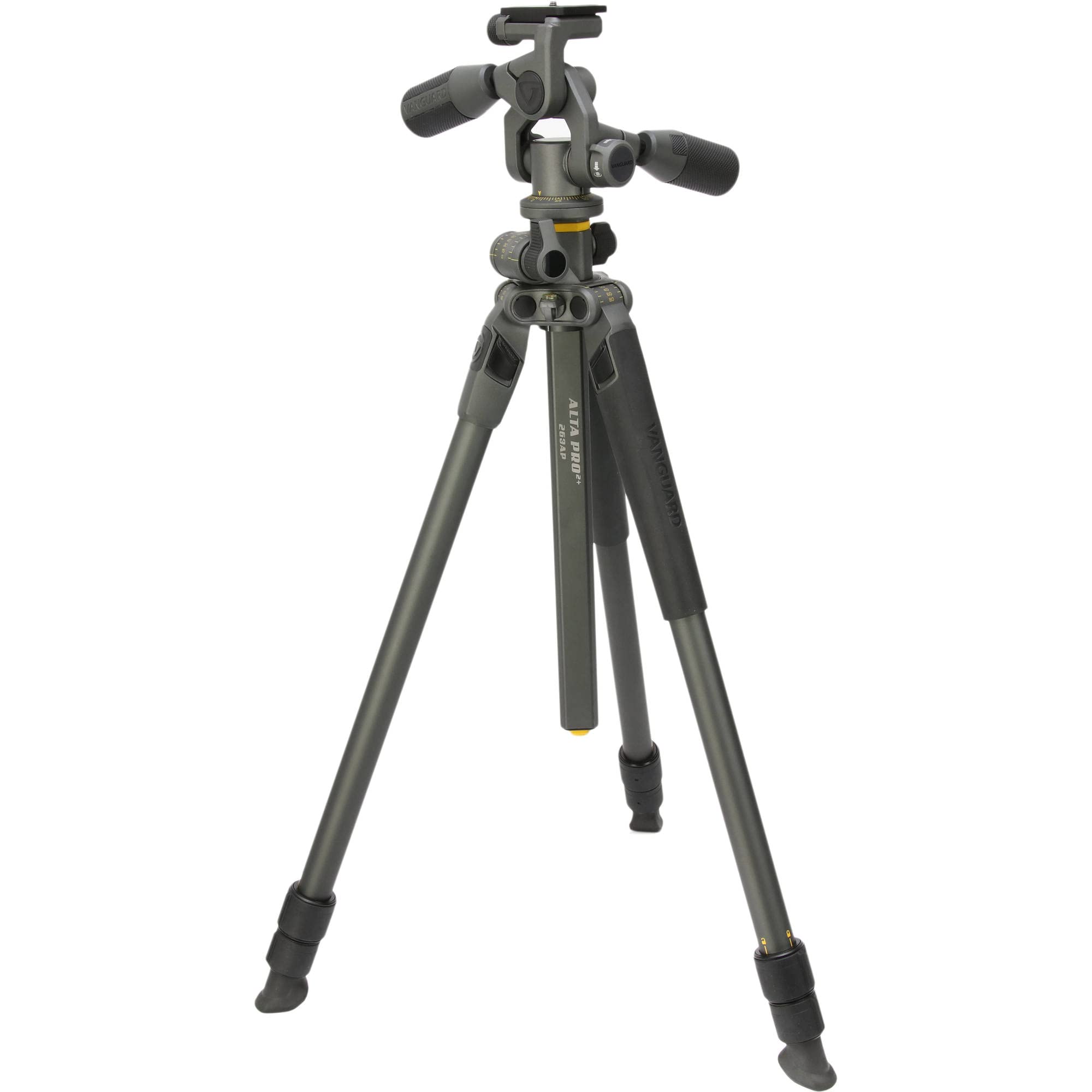 Vanguard Alta Pro 2+ 263Ap Aluminum Tripod With Alta Ph 32 Pan Head And Multi Angle Center Column For Sony, Nikon, Canon Dslr Cameras