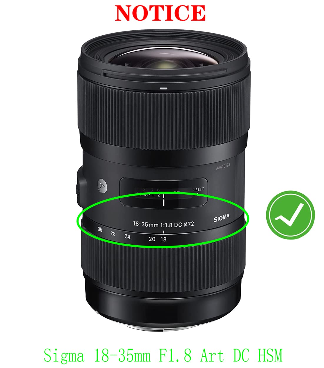 72Mm Lens Cap Cover For Sigma 18 35Mm F1.8 Art Dc Hsm,Sigma 17 70Mm F/2.8 4 Dc Macro Os Hsm,Huipuxiang [2 Pack]