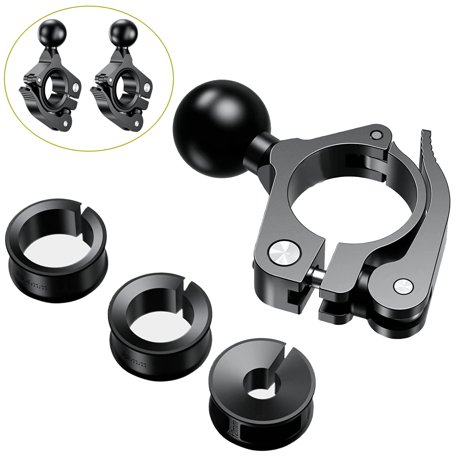 1 Inch Ball Mount Set Connecting Arm Compatible With Ram Mount Suitable For Cars, Motorcycles, Bicycles Phone Holder (S L60310)
