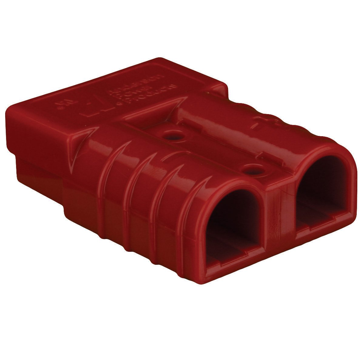 Install Bay Sb50 Large Gauge Anderson Connectors 8 Gauge Red, Each