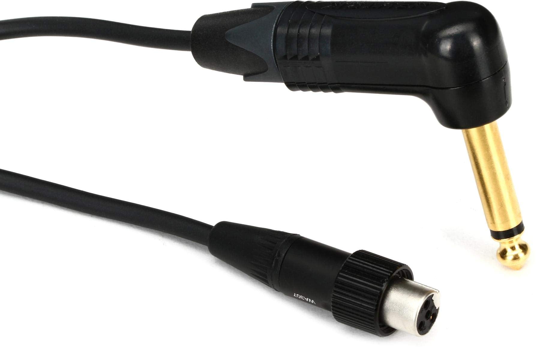 Shure WA307 3 Premium Guitar Cable, with Right Angle  Inch Neutrik Connector