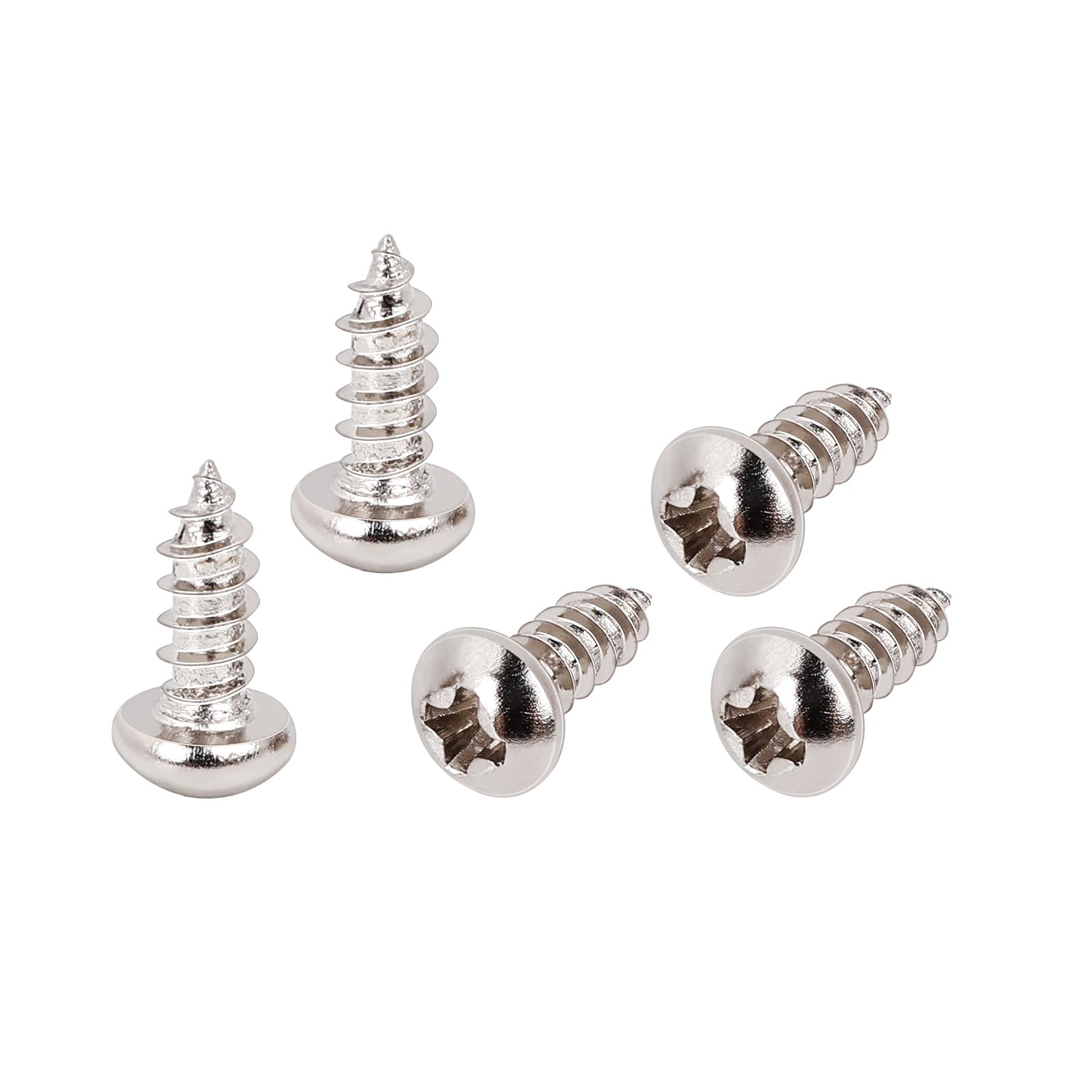 Banworks Stainless Steel American #3 x 1/4 Guitar Truss Rod Cover Screws Bell Shaped Truss Rod Cover Screws for USA Gibson Les P