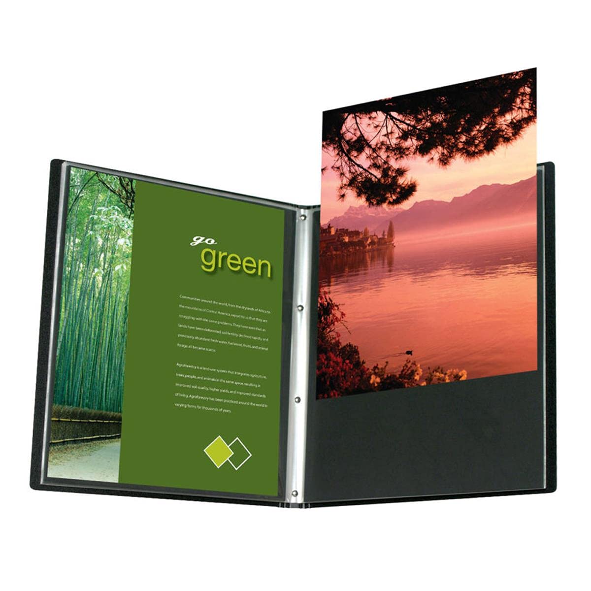 Profolio By Itoya, Art Profolio Advantage, 24 Sheets Presentation Book   Landscape, 17 X 11 Inches