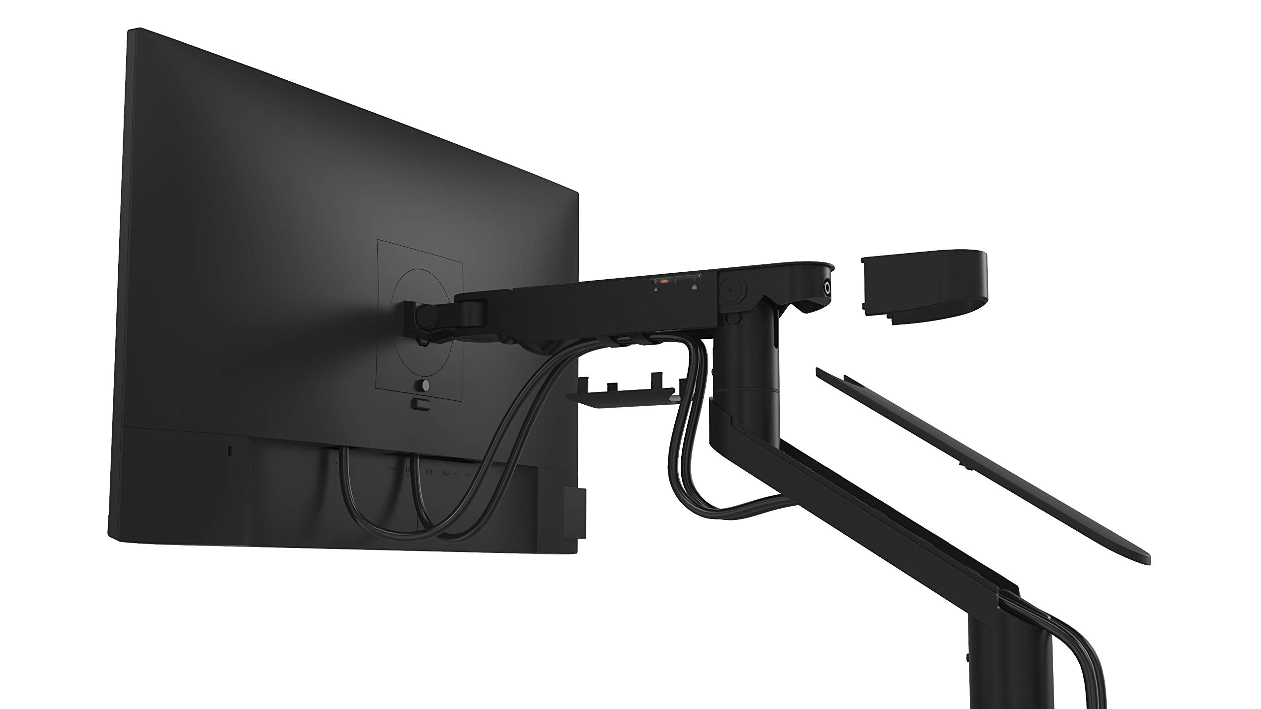 Dell Single Monitor Arm   MSA20   Mounting kit   for LCD Display (Adjustable arm)   Black   Screen Size: 19' 38'   mounting Interface: 100 x 100 mm   Desk mountable