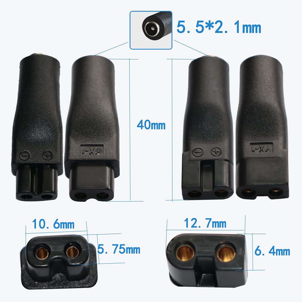 Rgzhihuifz Power Cord 5V Replacement Charger Usb Adapter Is Suitable For A Variety Of Electric Hairdressers, Shavers, Purifiers,