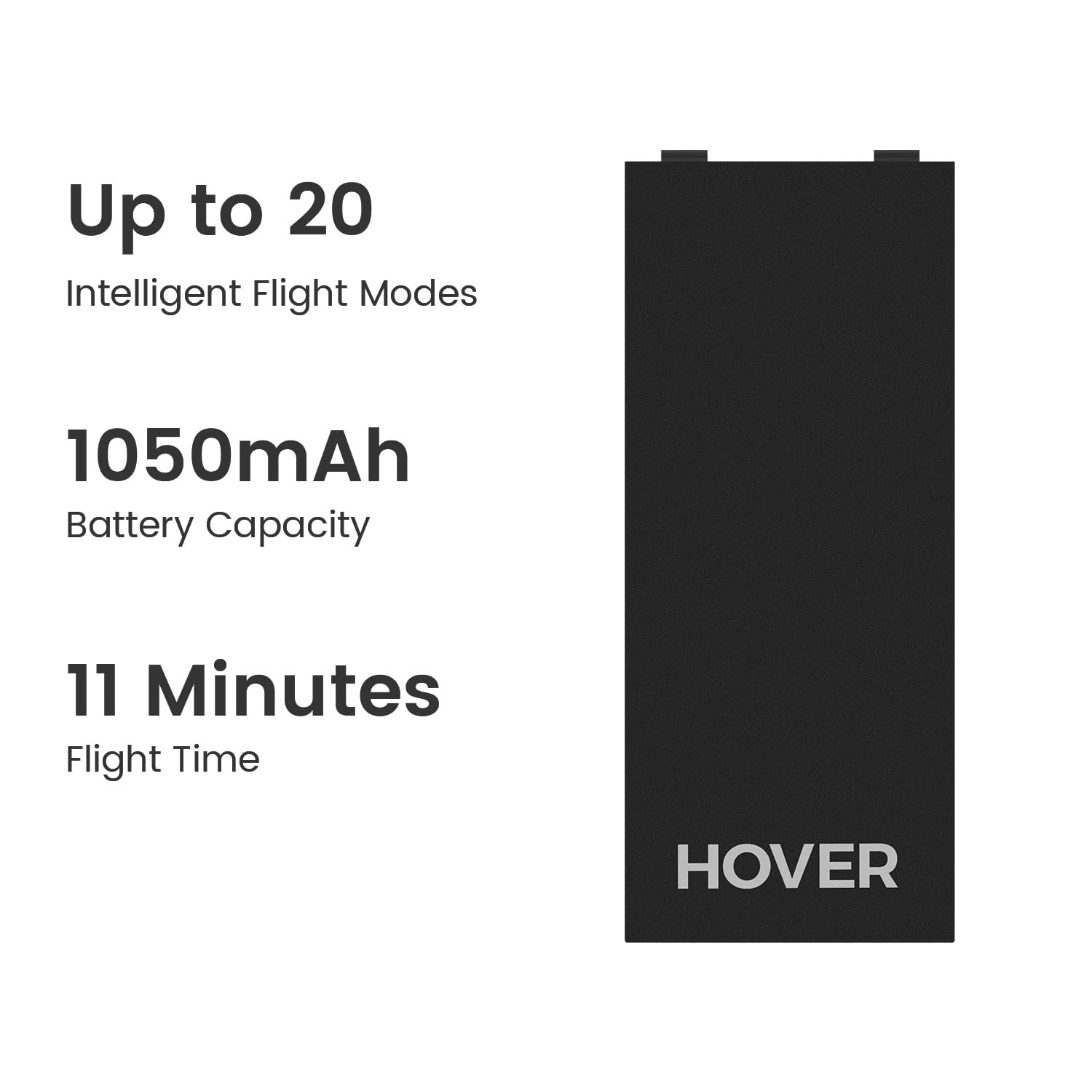 Hoverair Batteries Accessory X1 Self Flying Camera Black