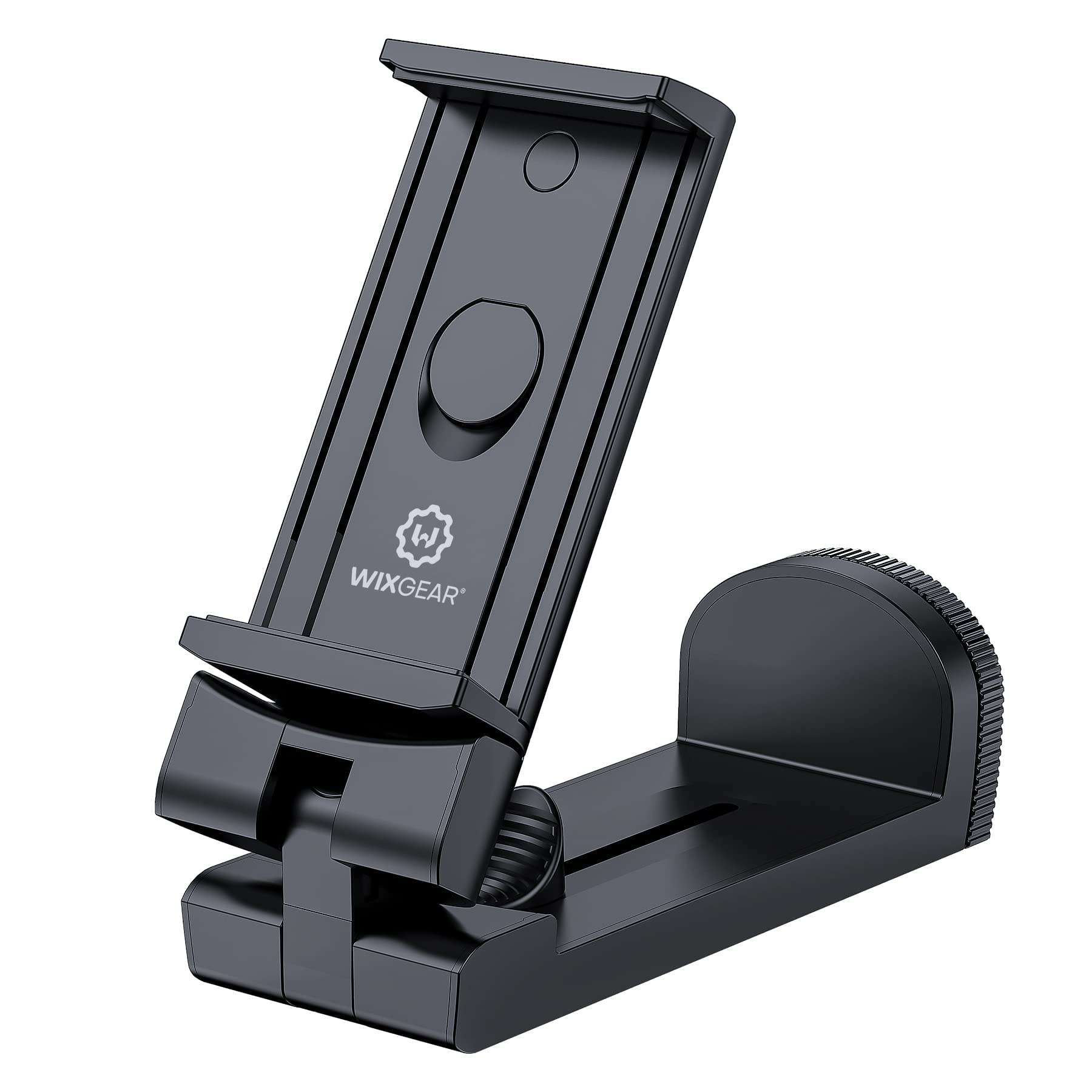 Wixgear Universal Airplane In Flight Tablet Phone Mount, Handsfree Phone Holder For Desk With Multi Directional Dual 360 Degree