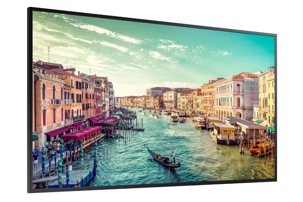 Samsung Business QM55R 55 inch 4K UHD 3840x2160 24/7 Commercial Signage LED Display for Business, HDMI, Wi-Fi, and 3-Year WRNTY,