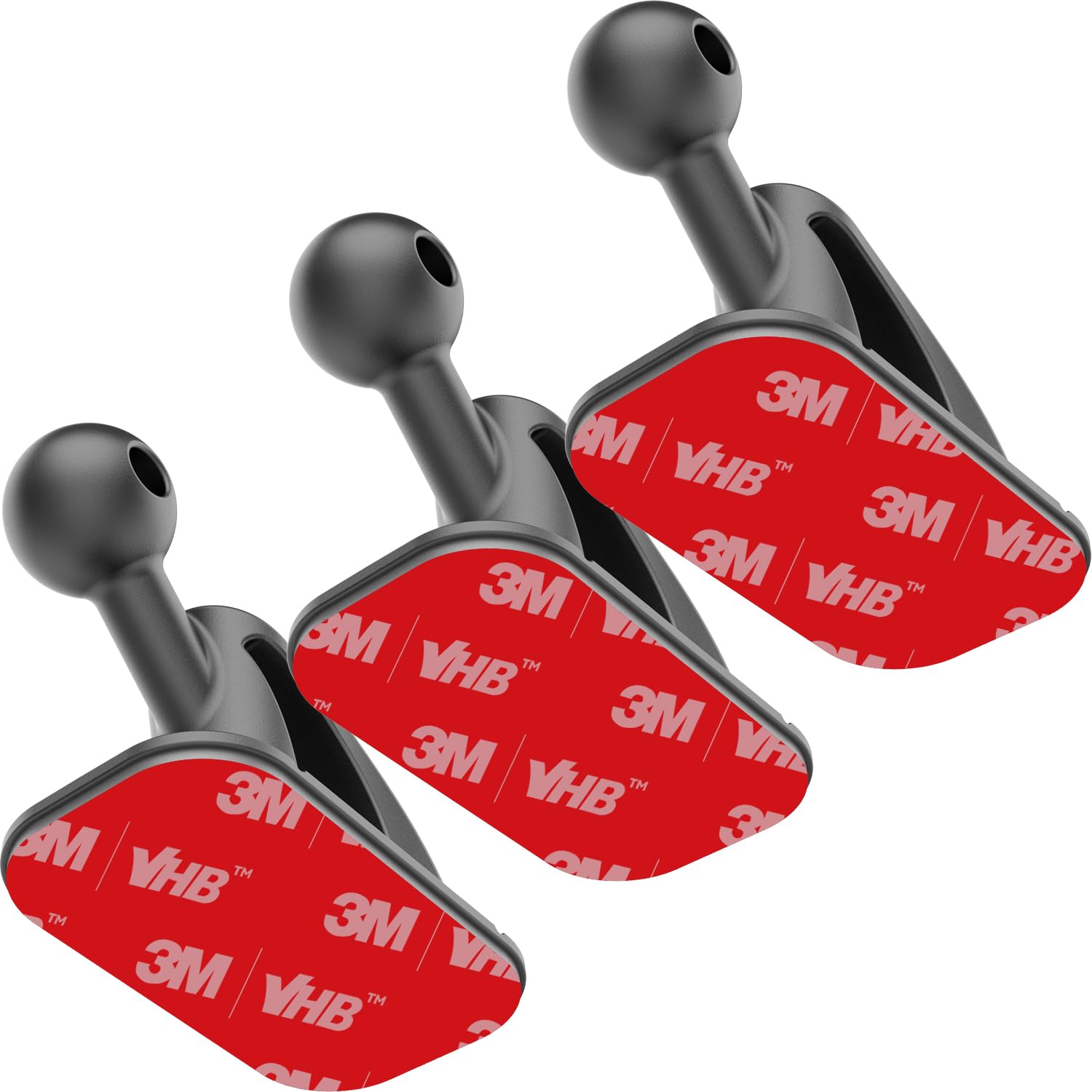 Skytitan 3 Pack Sticky 17Mm Ball Mount For Car Mount Adhesive Replacement Magnetic Phone Holder Magsafe Mounting Base Dashboard 