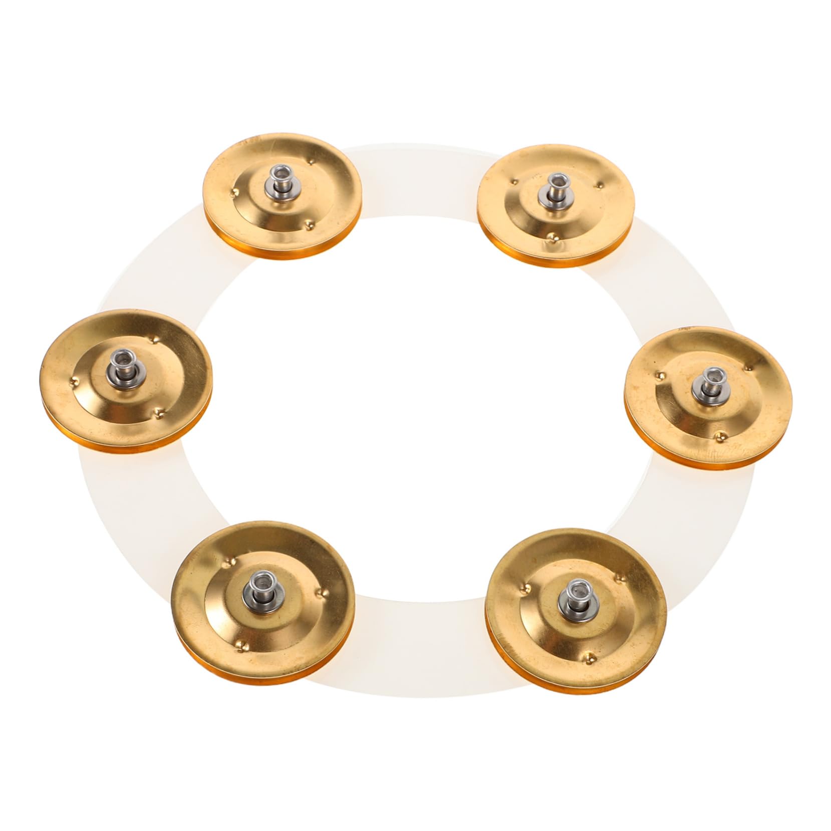 SHOWERORO Tambourine Replacement for Drum Kits Versatile and Tambourine Bell Drum Easy Installation for All Musical Styles and