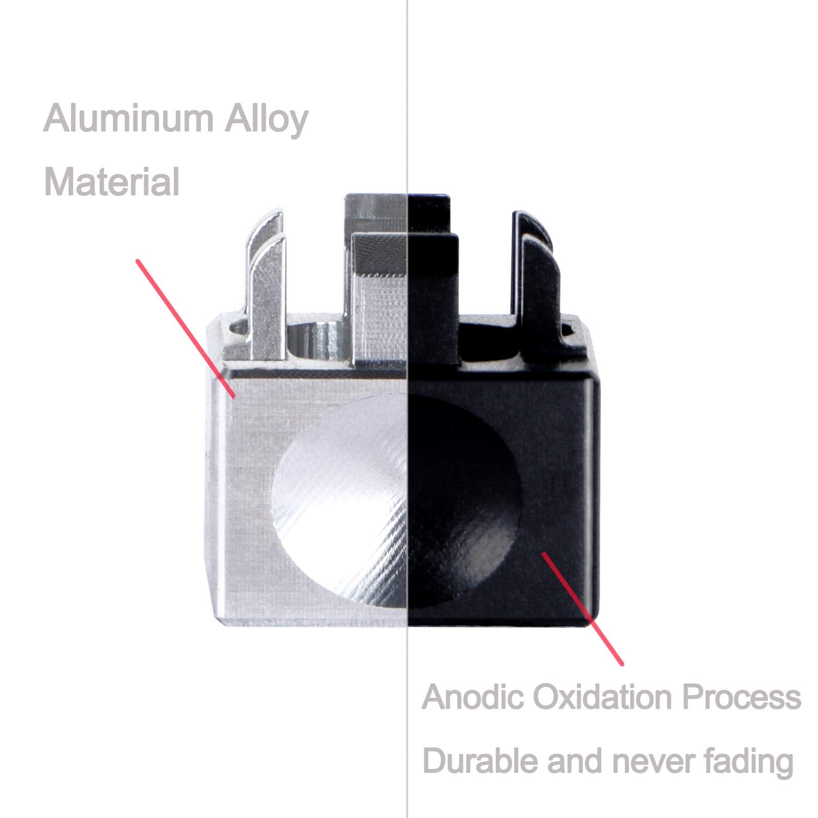 Aluminum Alloy Switch Opener With Keycap Puller For Cherry Mx Switches   Black