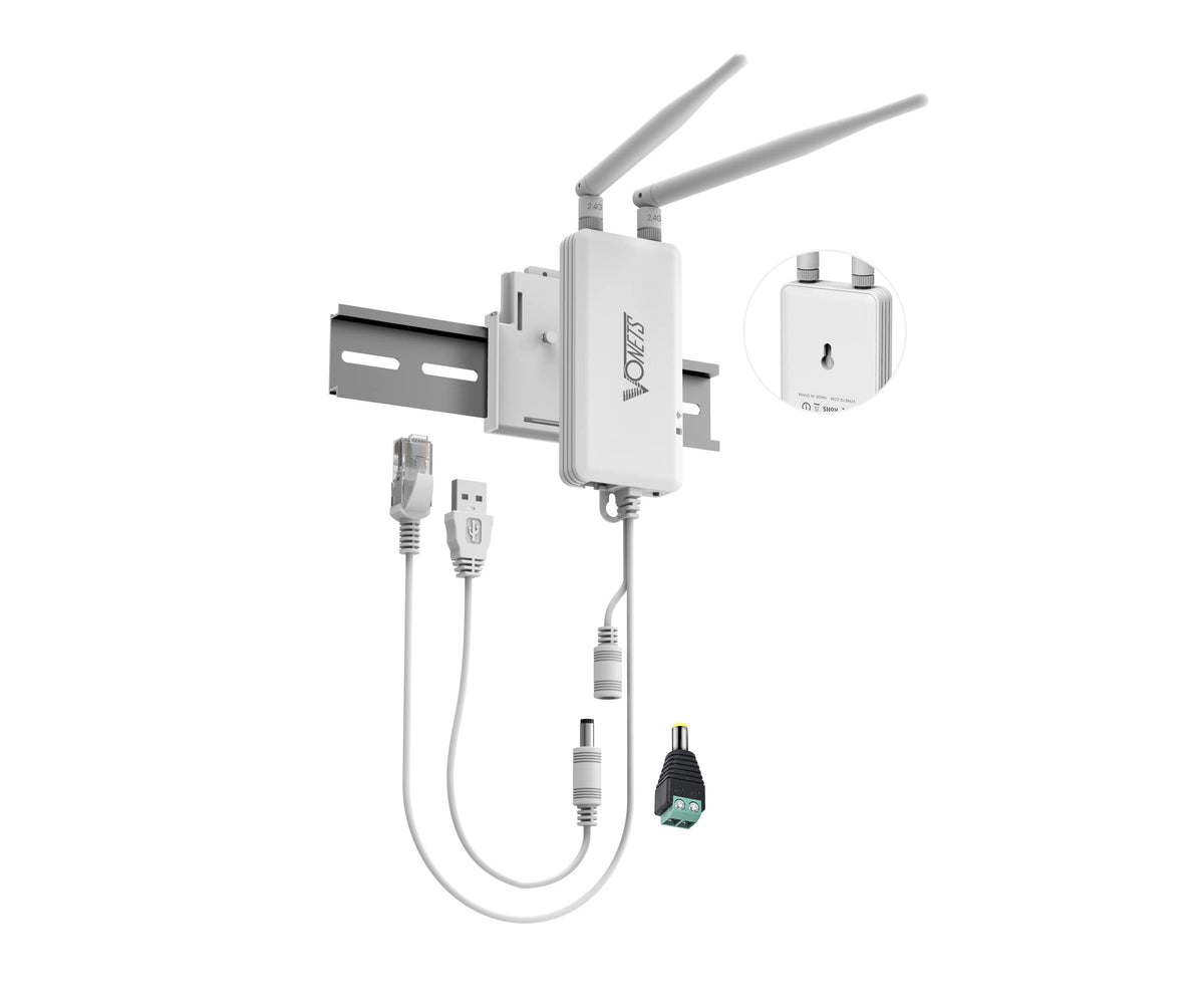 Vonets Vap11S Industrial High Power 2.4Ghz Wifi Bridge/Repeater/Mini Router/ Ethernet To Wifi Hotspot Extender 300Mbps With 2 Rj