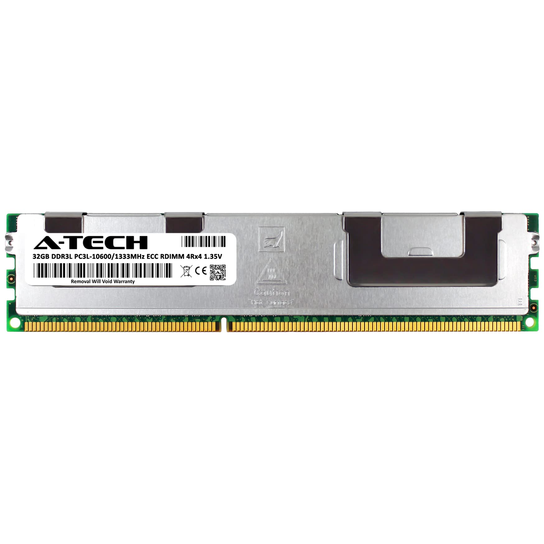 A Tech 32Gb Ddr3/Ddr3L 1333Mhz Pc3L 10600R Ecc Rdimm 4Rx4 Quad Rank 1.35V Ecc Registered Dimm 240 Pin Server Ram Memory Upgrade