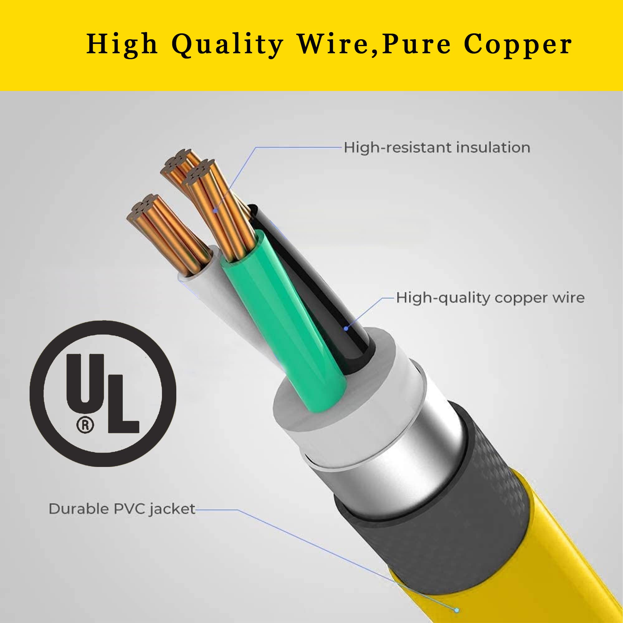 S7 220 Adapter Plug,20Inch 250V 10 30P To 6 50R Heavy Duty 30 Amp(Dryer Male) Plug To 50 Amp (Welder) Socket Adapter Cable