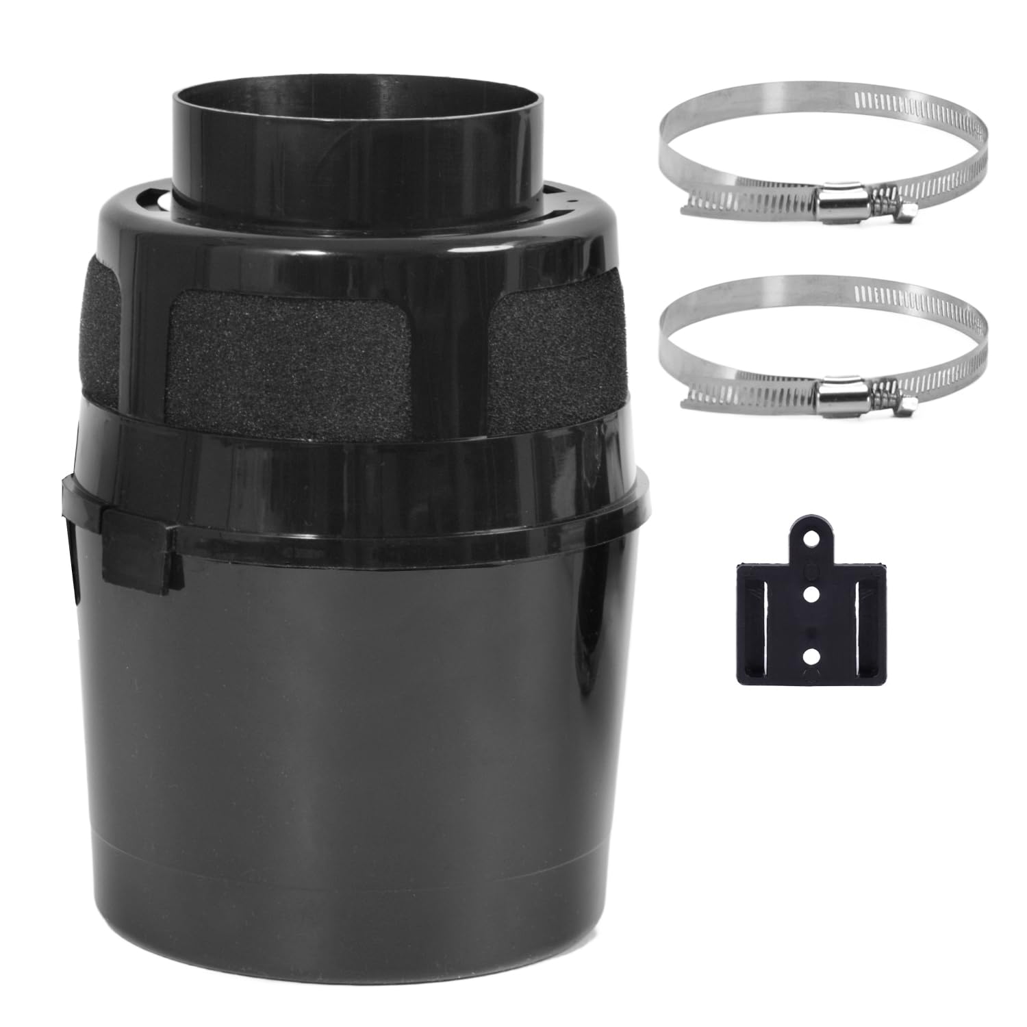 Viwinvela Indoor Dryer Vent Kit Bucket Lint Trap Dryer Vent (Black Dryer Vent Box   No Duct Included)