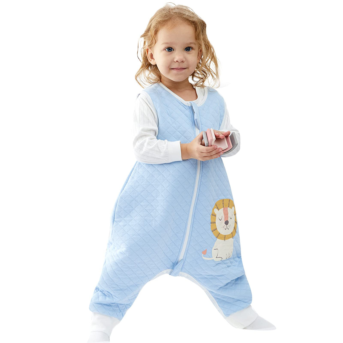 Duomiaomiao Unisex Baby Sleep Sack With Feet, Tog 10 Sleeveless Lightweight  Breathable Toddler Sleepsack, Soft Wearable Blanket