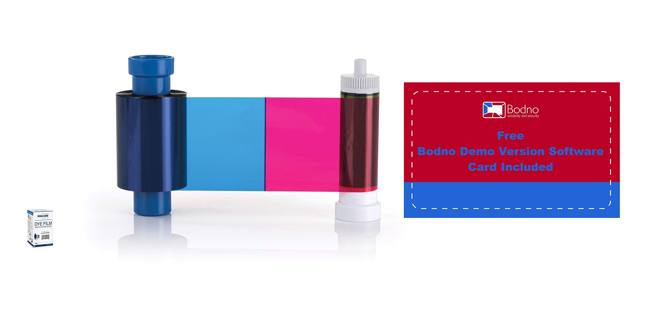 Bodno Magicard Pronto100 Md100Ymcko Color Ribbon   Ymcko   100 Prints Software Demo Card