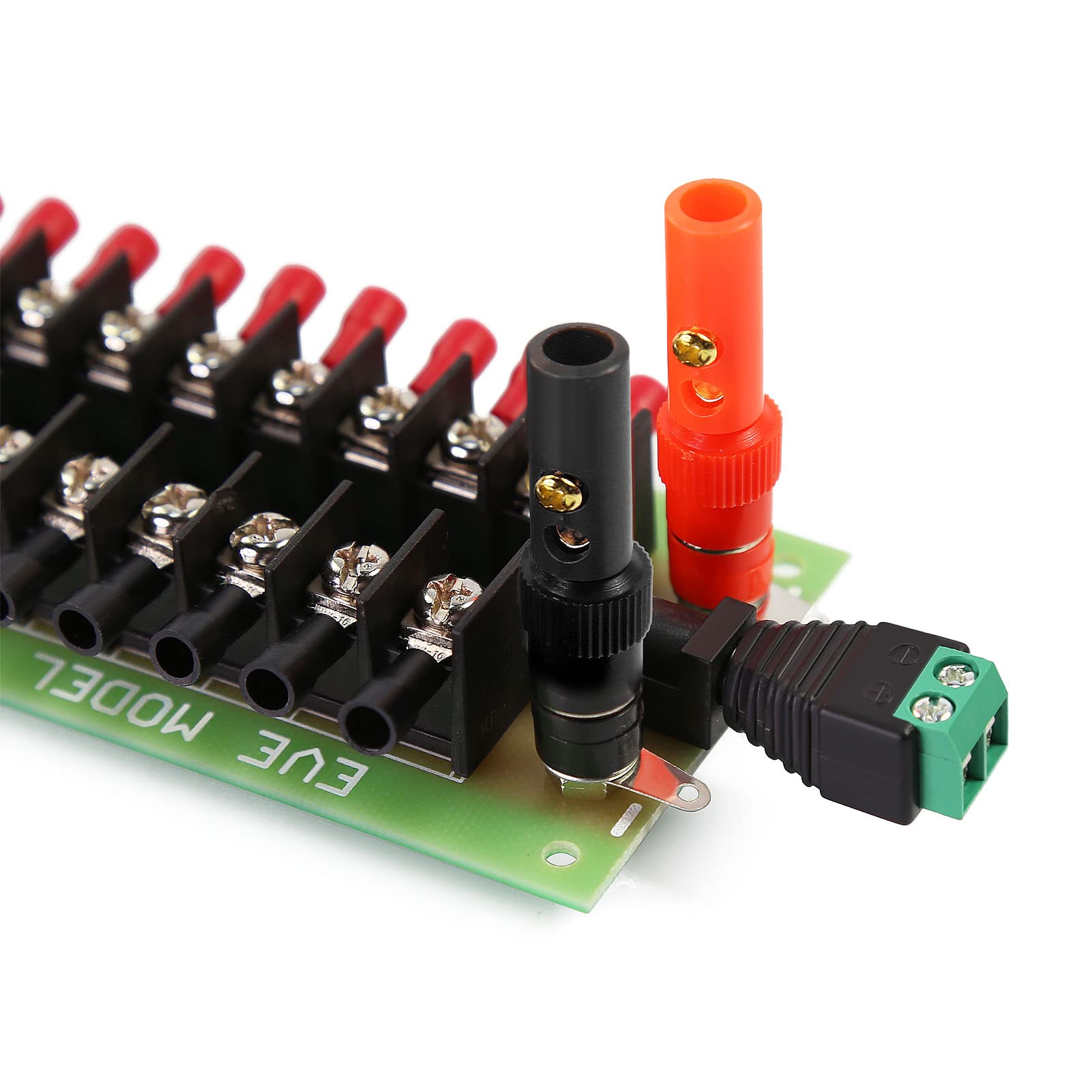 Pcb005 1X Power Distribution Board 3 Inputs 2 X 10 Outputs For Dc Ac Voltage
