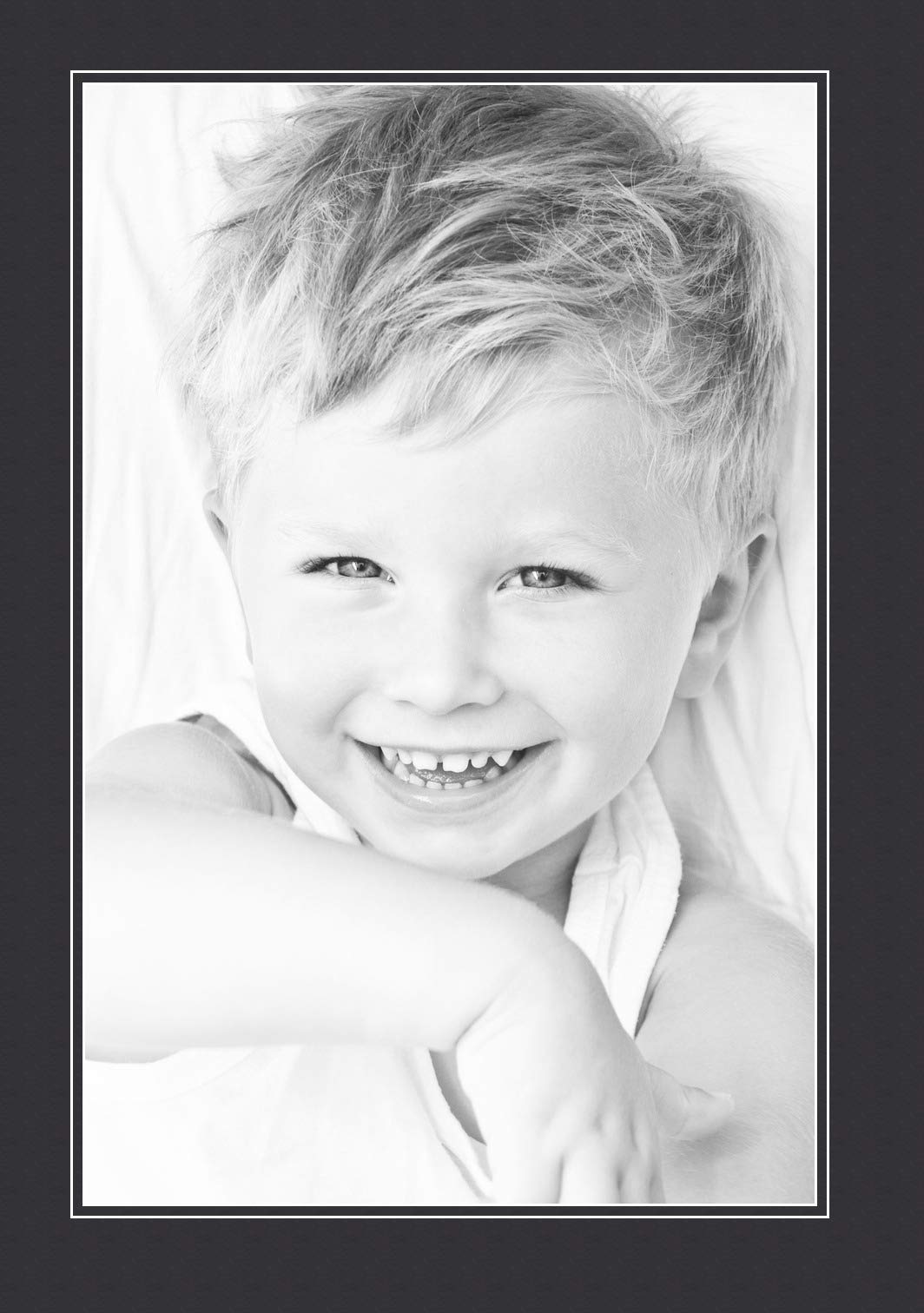 Arttoframes Mat 21 15X23 Black 15X23 Smooth Black Custom Mat