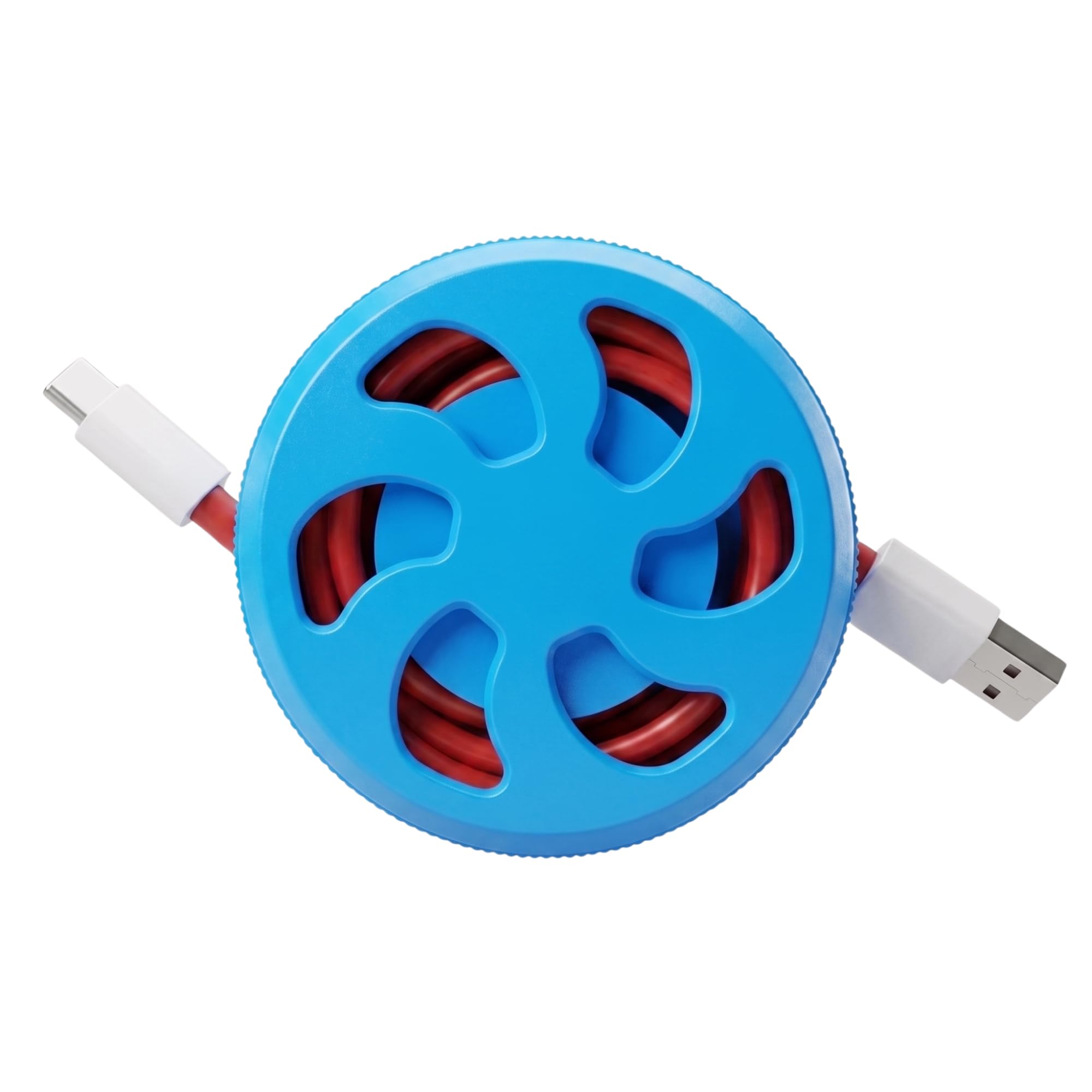 Cable Organizer Spool | TangleFree Cord Wrapper & Wire Management Holder For UsbC, Lightning & Charging Cables | Portable Trav