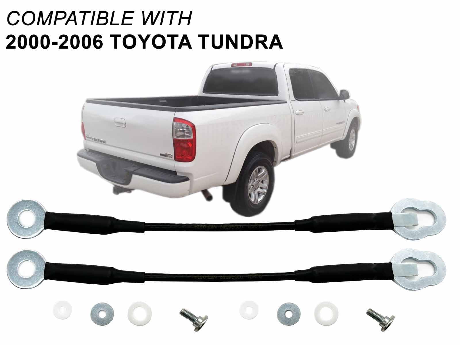 Apa Replacement Tailgate Cable With Hardware For 2000-2006 Tundra Pair Right Left 657700C020 657700C090 657700C030
