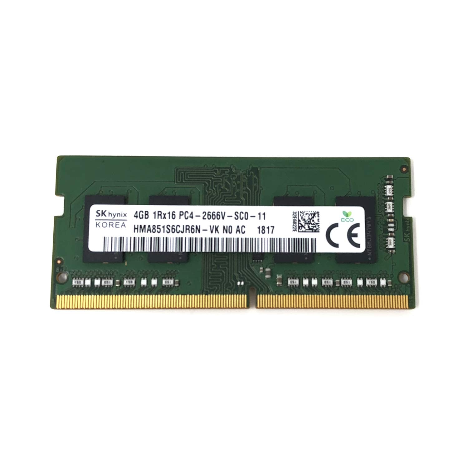 Sk Hynix Hma851S6Cjr6N   Vk Non Ecc Pc4 2666V 4Gb Ddr4 At 2666Mhz 260Pin Sdram Sodimm Single Kit Laptop Memory   Oem
