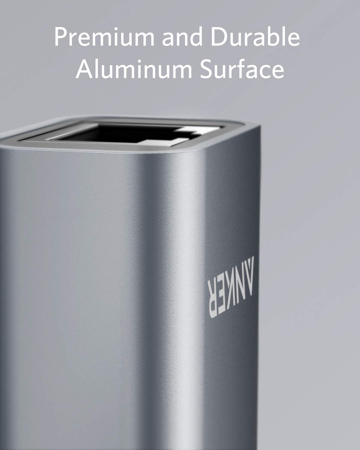 Anker Usb C To Ethernet Adapter, Portable 1 Gigabit Network Hub, 10/100/1000 Mbps, For Macbook Pro, Ipad Pro 2019/2018, Chromebo